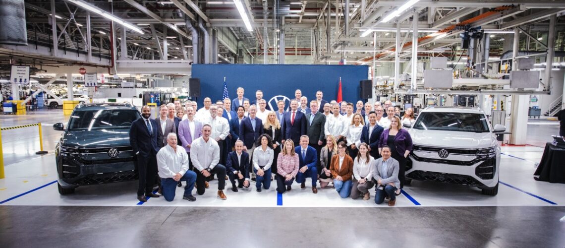 Volkswagen celebra en Chattanooga el ensamblaje de la totalmente nueva familia Atlas del 2027